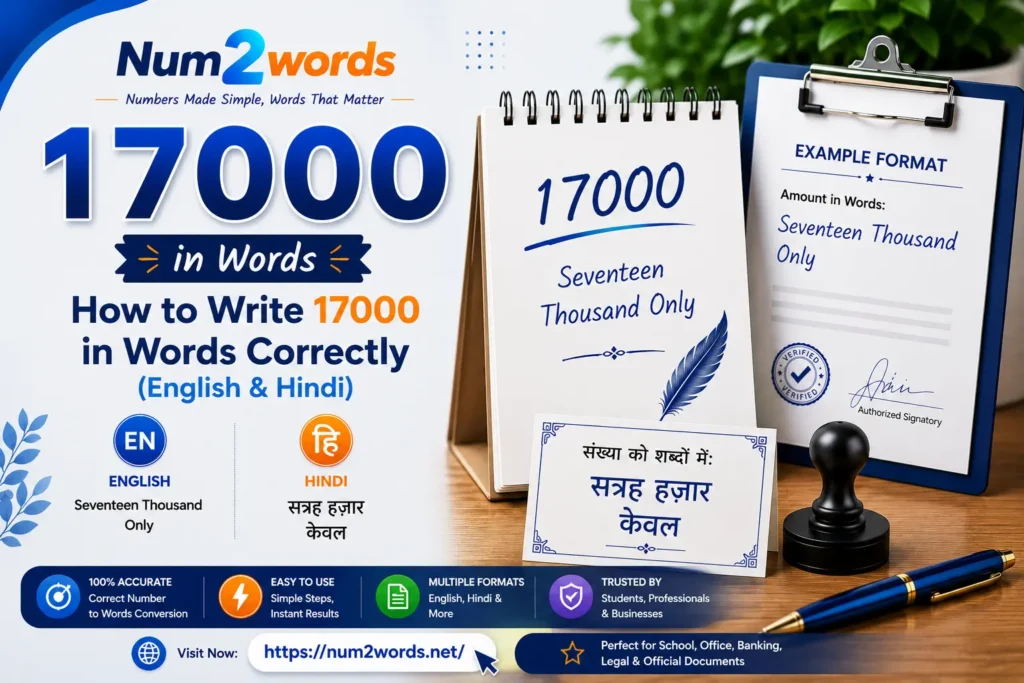 17000 in Words – How to Write 17000 in Words Correctly (English & Hindi)